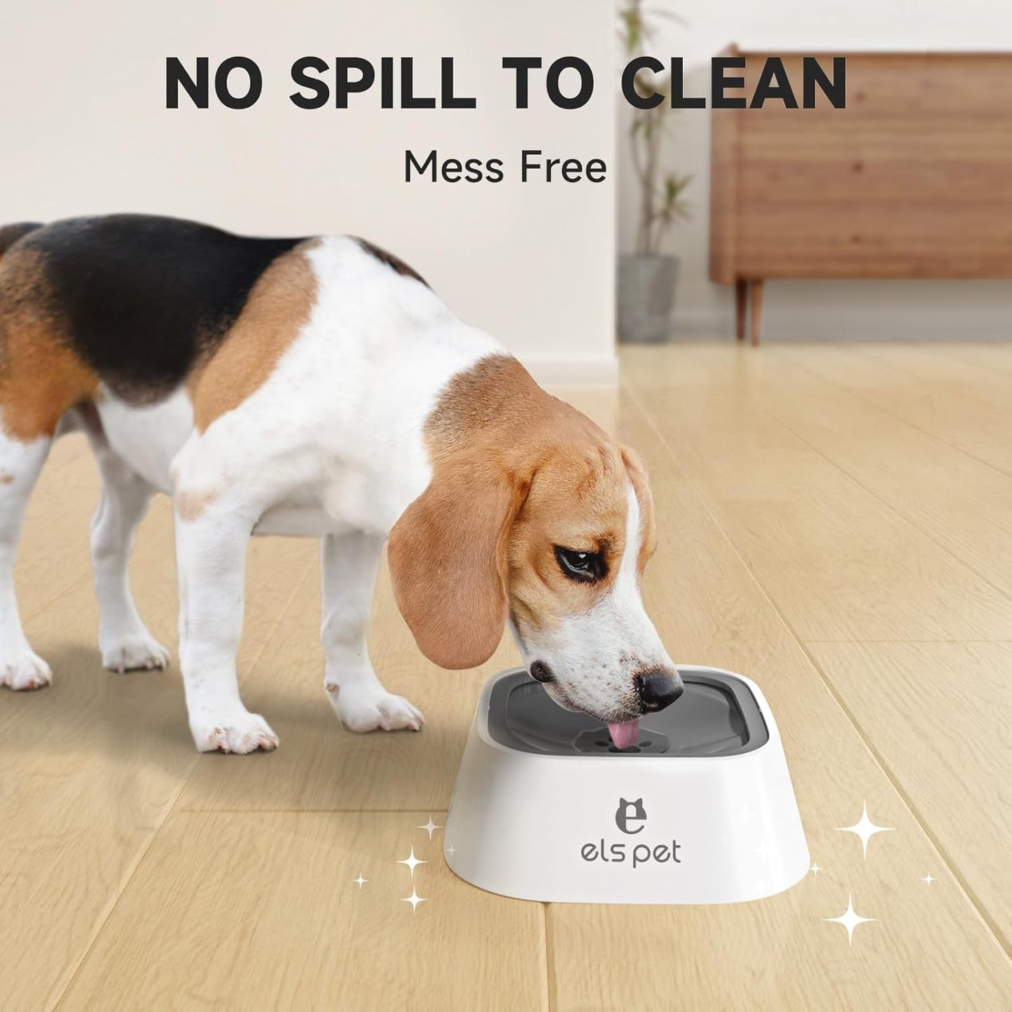 Travel Bowl, No Spill, No Drip Slow Water Feeder / Dispenser for Dogs, Cats