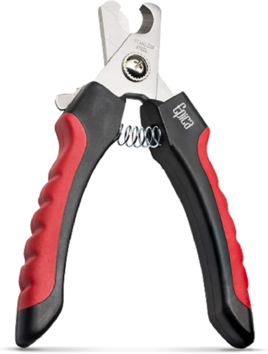 Professional Dog Nail Clipper - Dog Nail Trimmer for Large Dogs - Easy and Safe Pets Grooming Clippers - Cat Claw Trimmer with Safety Guard (Large)
